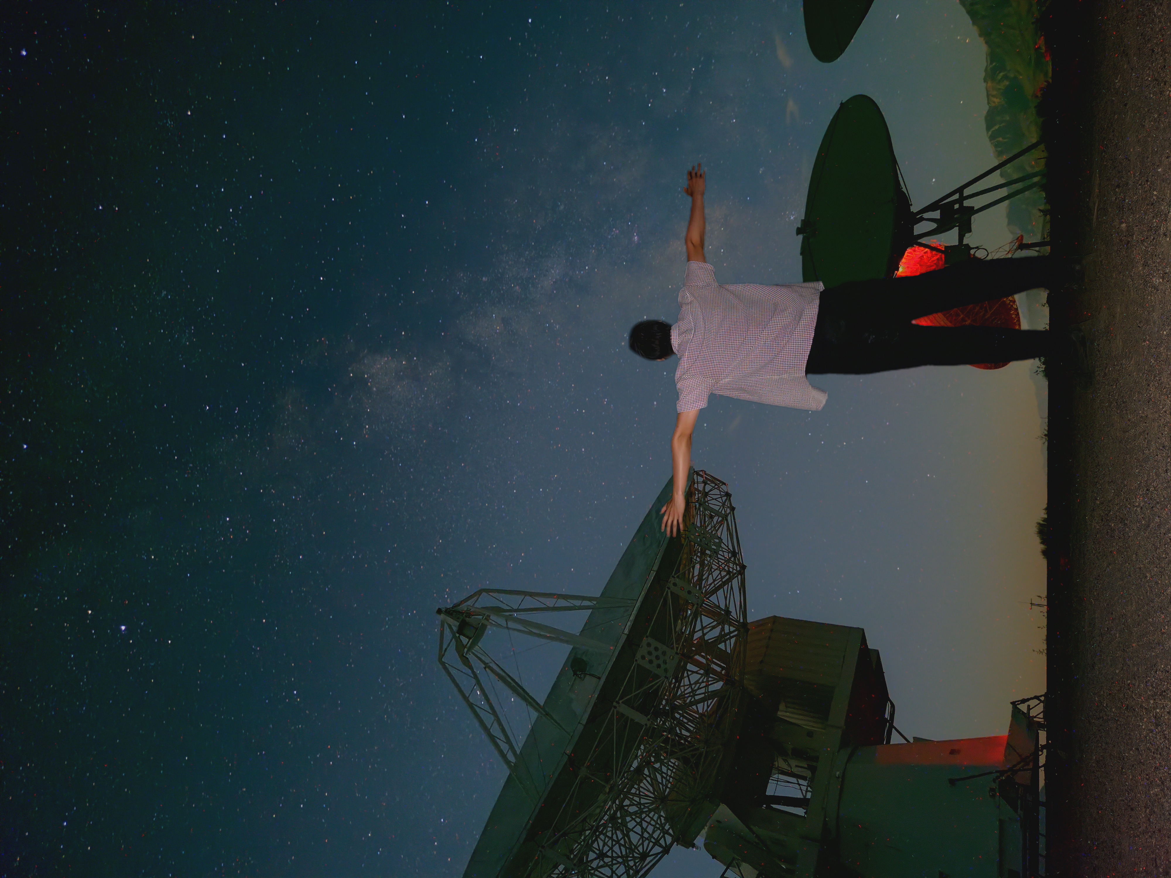 Aug, 2025. At OVRO, with COMAP Pathfinder telescope.