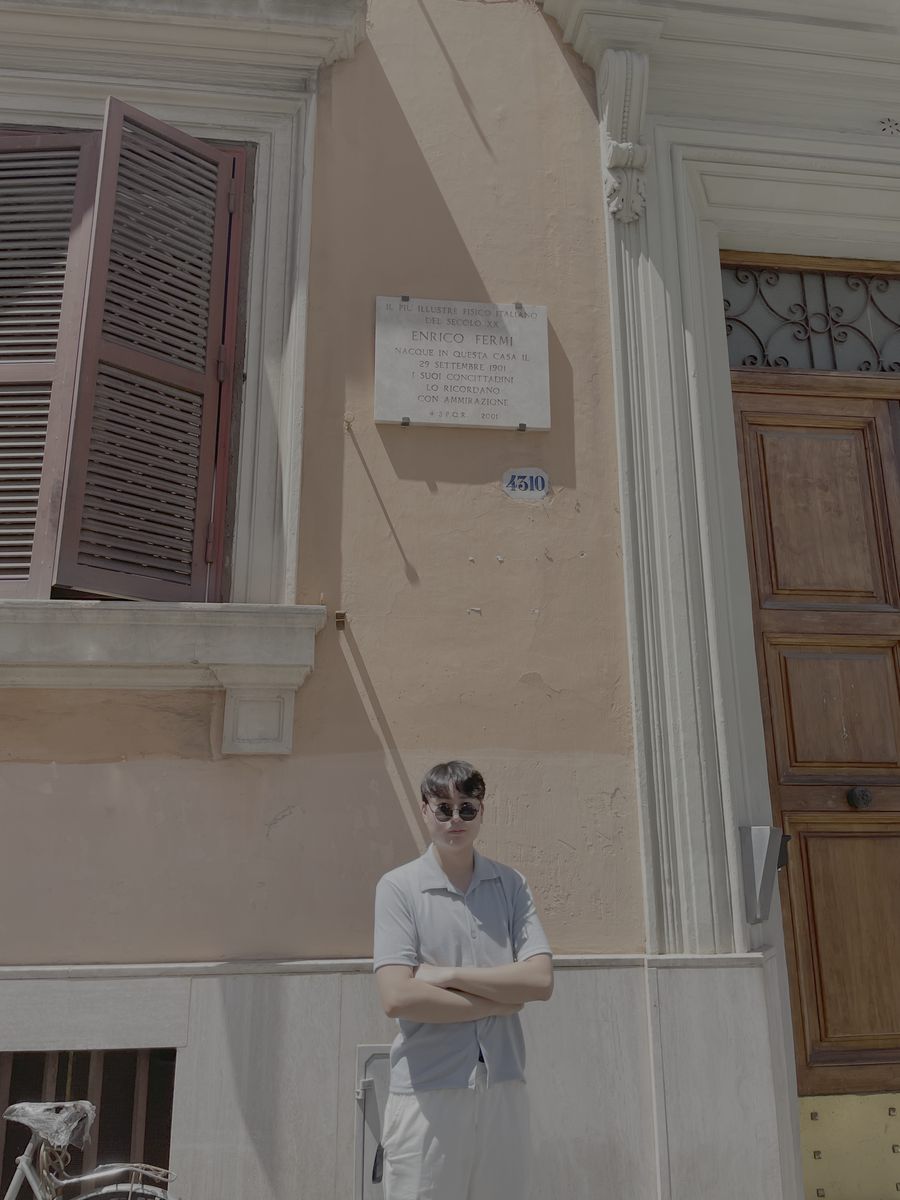 Jul, 2024. At Fermi's house, Rome.